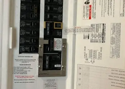 new electrical panel installation